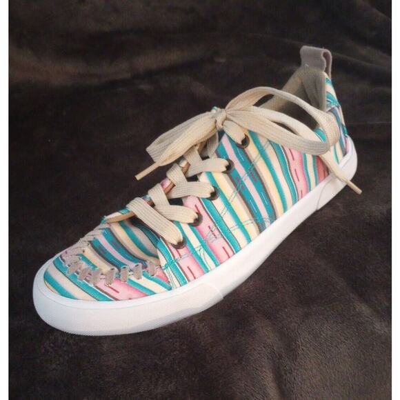 JUSTIN By Reda Sneakers Aztec Canvas Western Shoes Size 8.5 M NWT - Picture 2 of 10